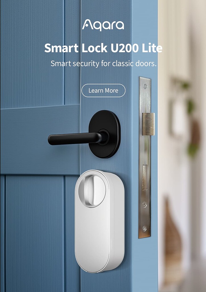 Aqara Smart Lock U200 &mdash; product photo