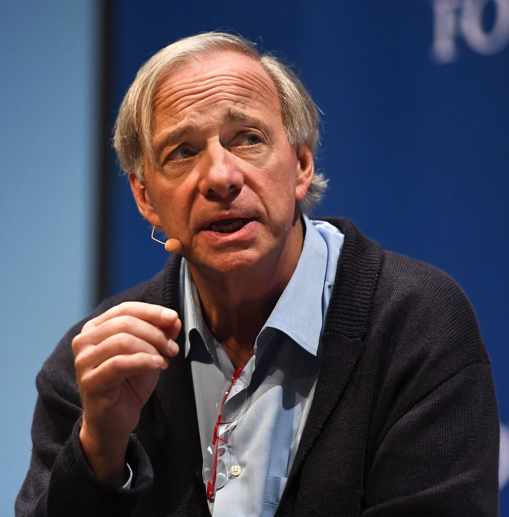 Ray Dalio, founder of Bridgewater Associates, speaking at Web Summit 2018