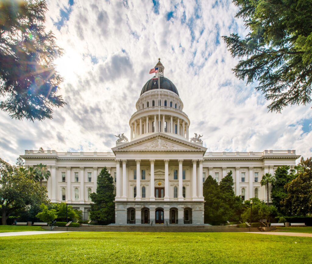 California State Capitol building in Sacramento
