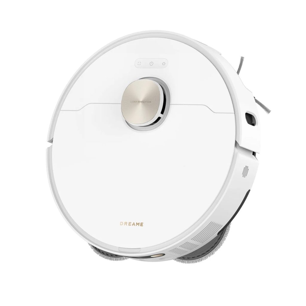 Dreame X40 Ultra robot vacuum with removable mop pads and self-cleaning dock