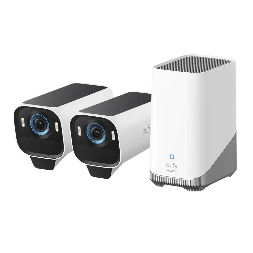 eufyCam S3 Pro 3-camera security kit with HomeBase 3