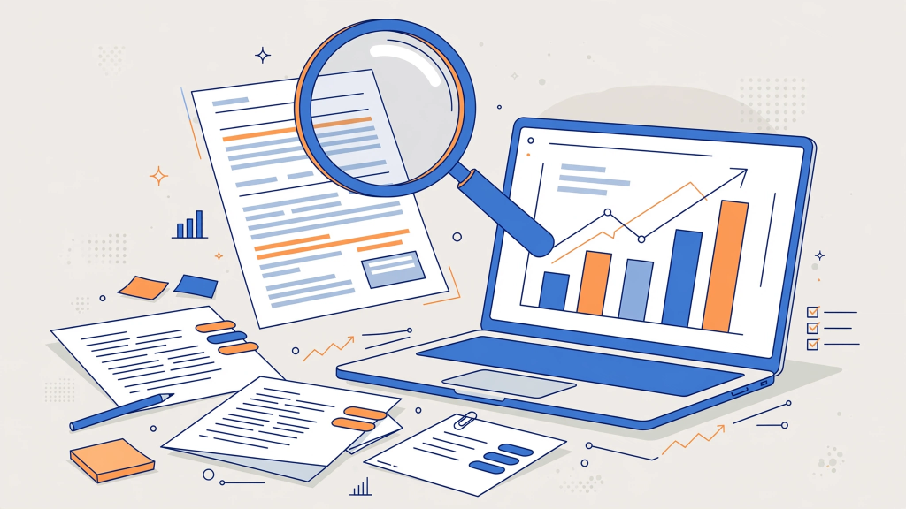SEO content optimization concept illustration