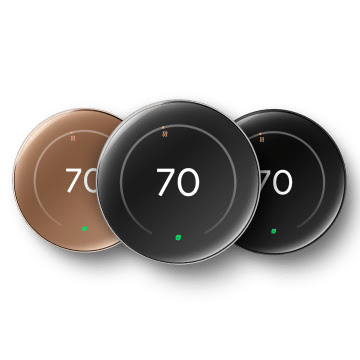 Google Nest Learning Thermostat (4th Gen) &mdash; product photo