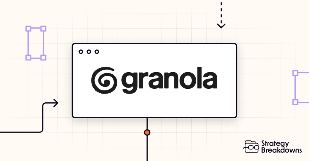 Granola logo - black spiral mark with granola wordmark
