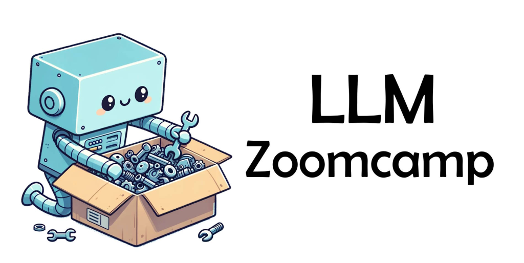 LLM Zoomcamp course cover — free 10-week RAG course from DataTalks.Club