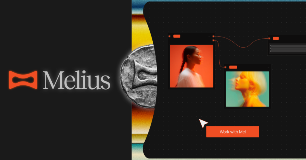 Melius logo and branding