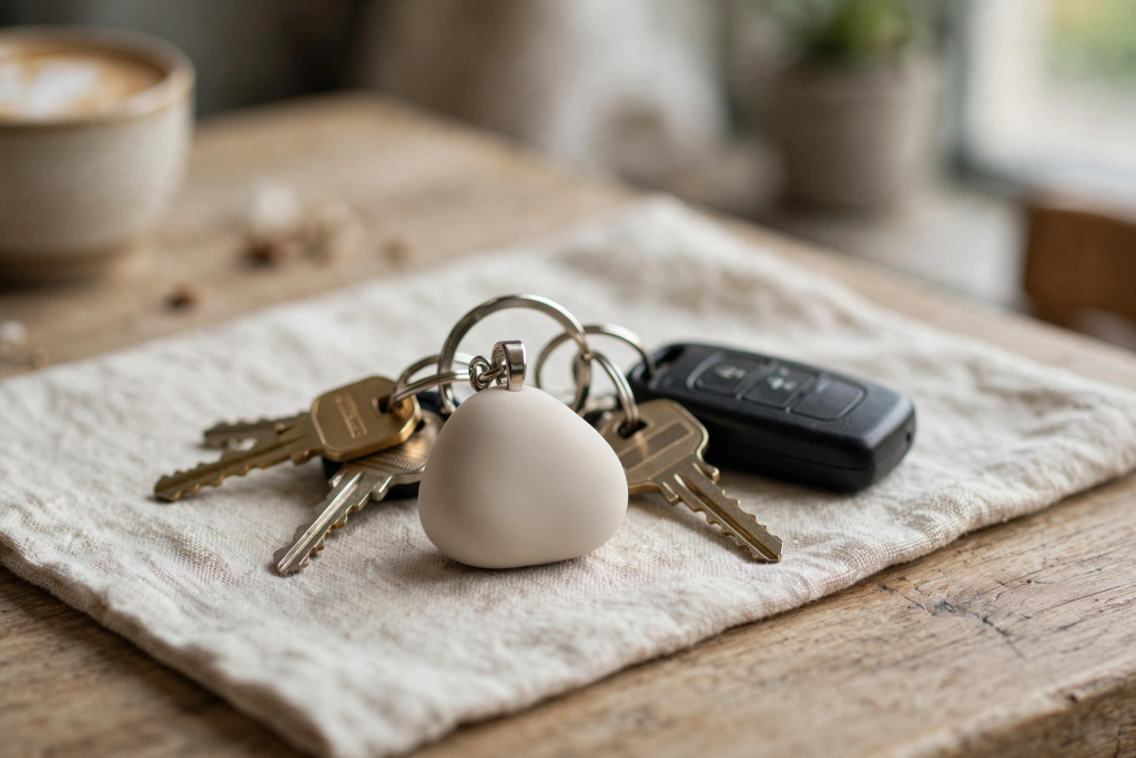 Keychain wearable illustration