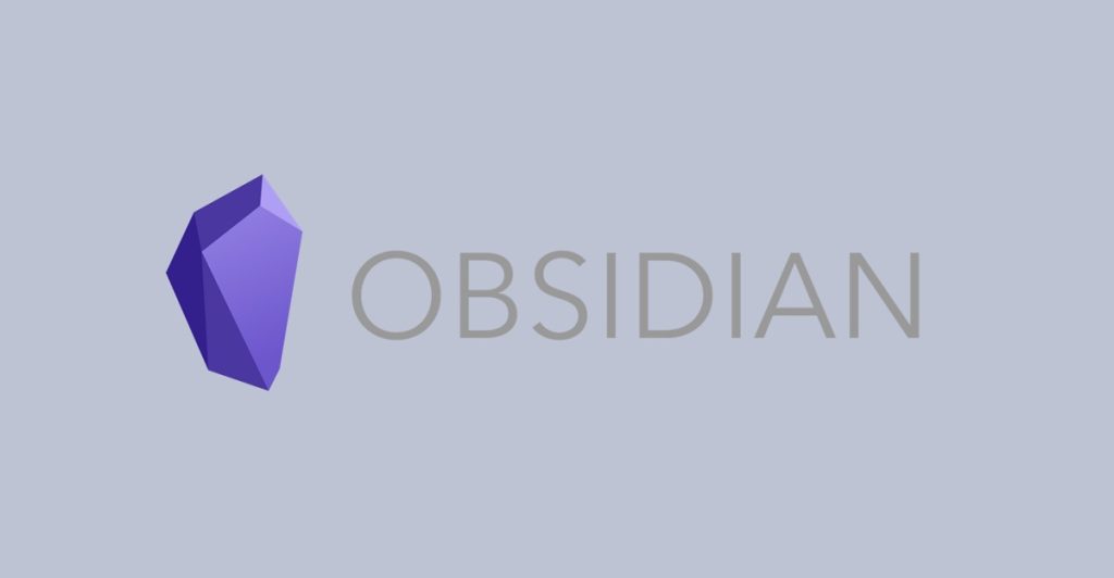 Obsidian app logo
