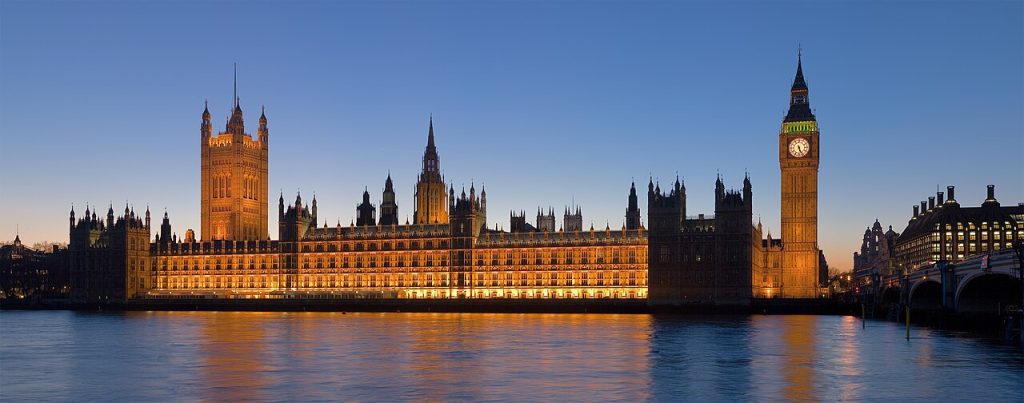 Palace of Westminster, London — home of the UK Parliament