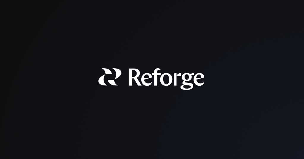 Reforge logo — AI and product courses membership