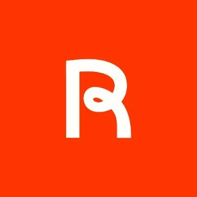 Official Rytr logo: white R on a red-orange square