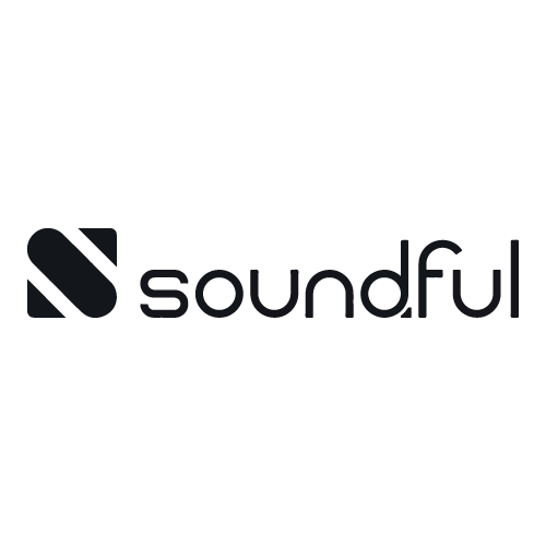 Soundful logo, AI background music generator