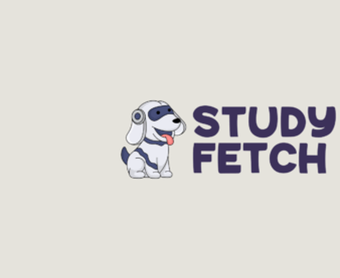 StudyFetch logo with its dog mascot