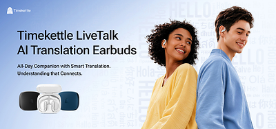 Timekettle LiveTalk AI interpreter earbuds