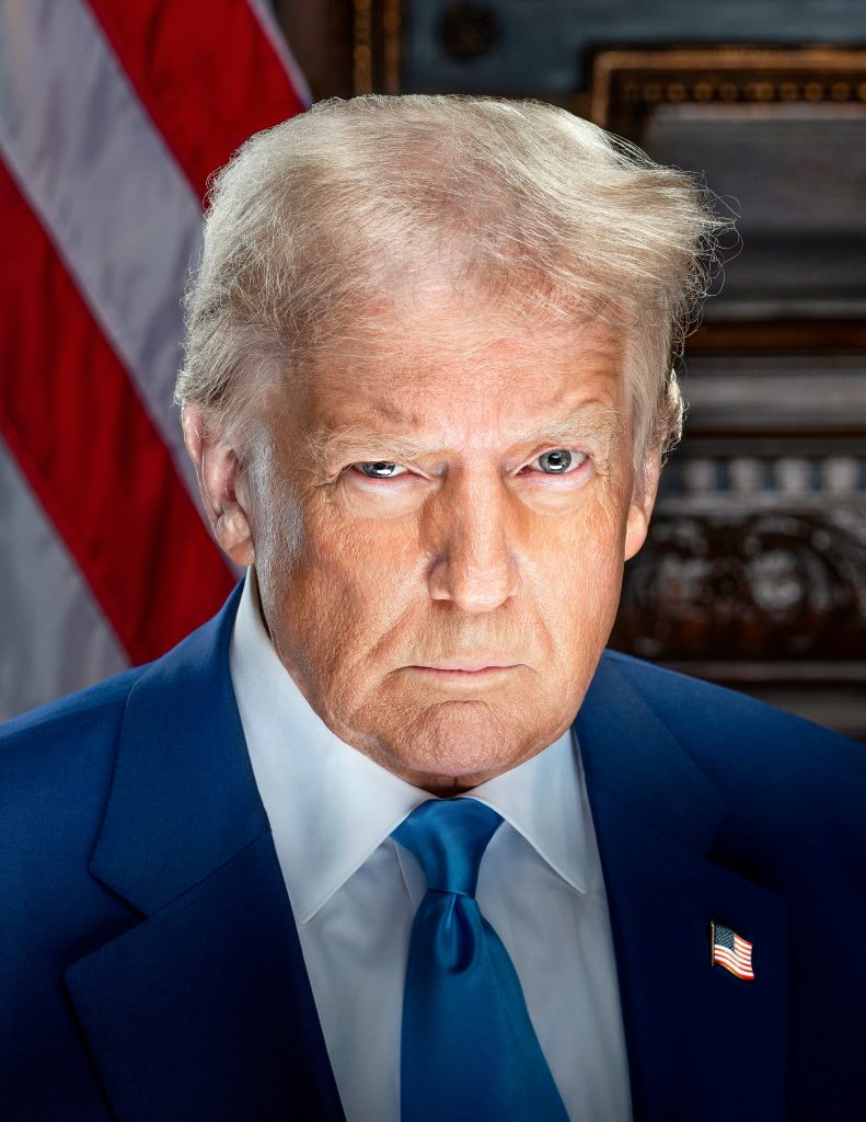 Official presidential portrait of Donald J. Trump