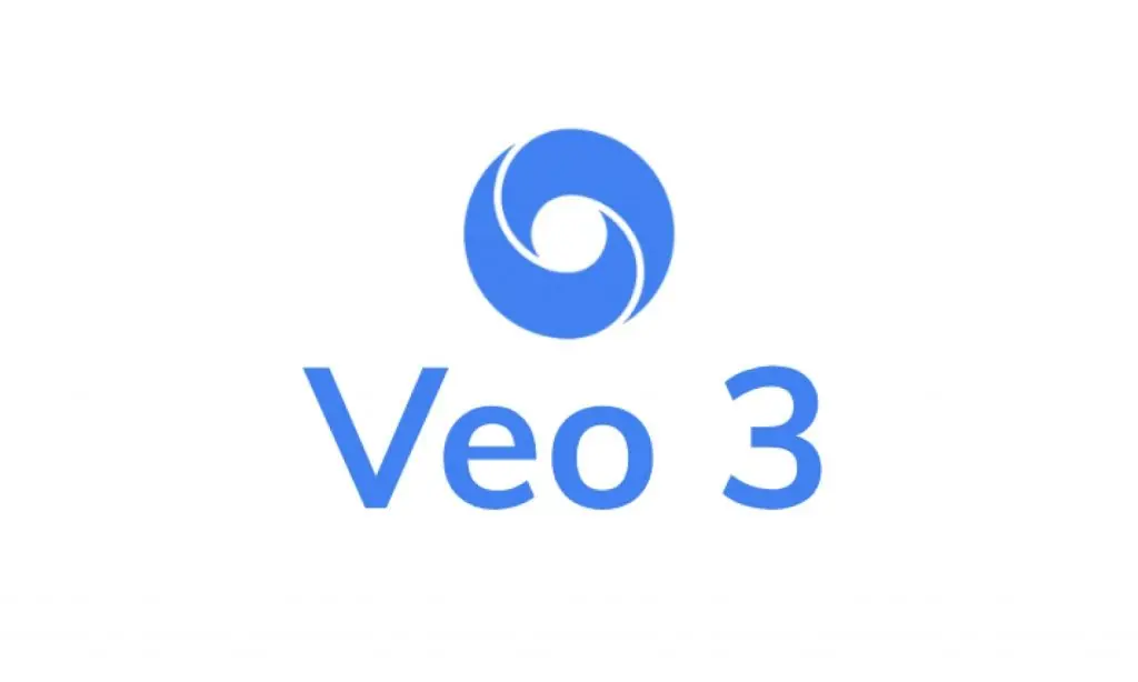 Veo 3 logo, Google DeepMind's AI video generator