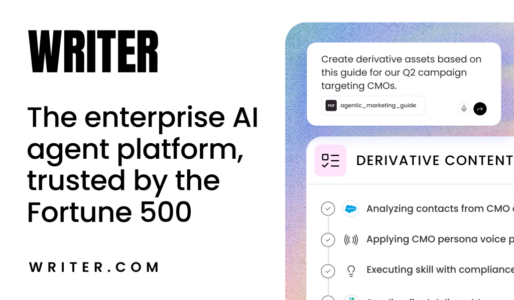 Writer.com enterprise AI platform branding