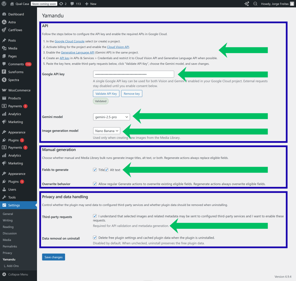 Yamandu Native AI Content Creator plugin screenshot
