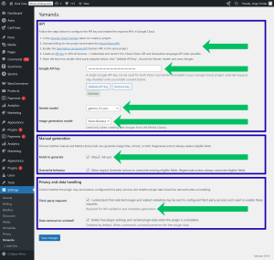 Yamandu Native AI Content Creator plugin screenshot